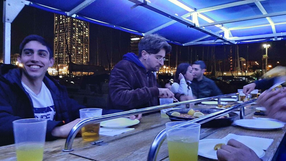 Picture 14 for Activity Barcelona: Private Evening Cruise with Dinner and Drinks