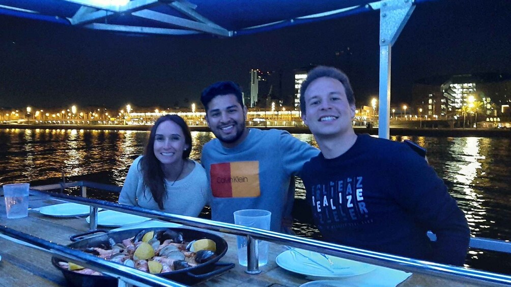 Picture 9 for Activity Barcelona: Private Evening Cruise with Dinner and Drinks