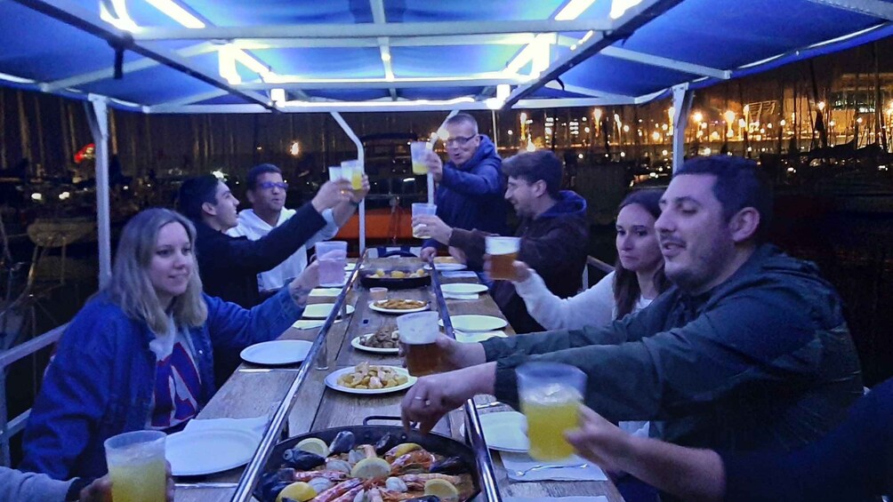 Picture 7 for Activity Barcelona: Private Evening Cruise with Dinner and Drinks