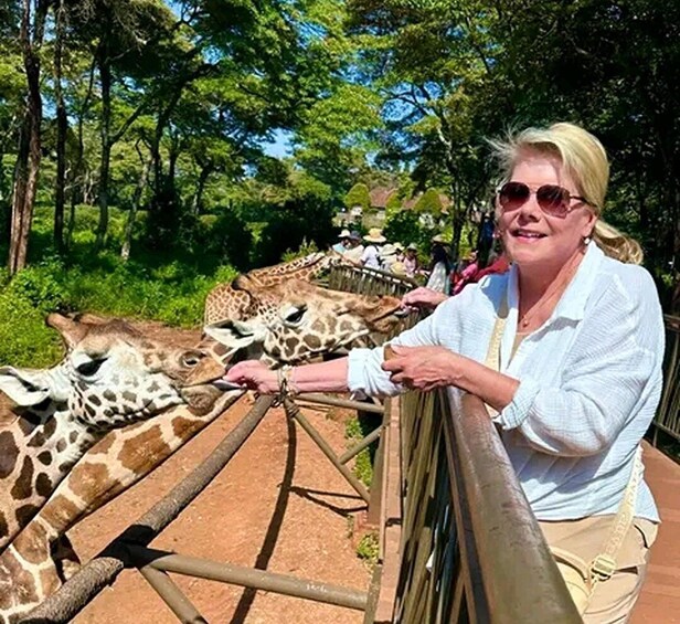 Picture 6 for Activity Mombasa: Nguuni Sanctuary Guided Giraffes Feeding Experience