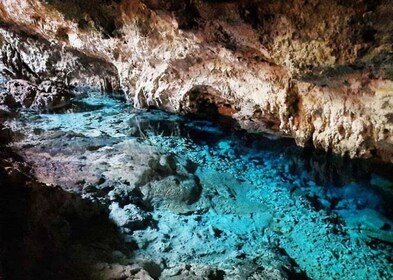 Grotte de Kuza, plage de Paje, lagon bleu, The Rock, équitation