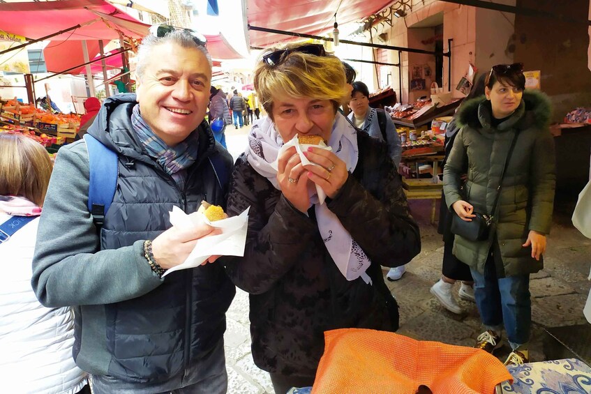 Picture 1 for Activity Palermo: City Walking Tour & Street Food Tasting with Drink