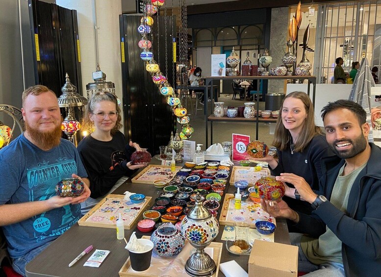 Picture 6 for Activity Brisbane: Mosaic Art Classes - Turkish Lamp Workshop