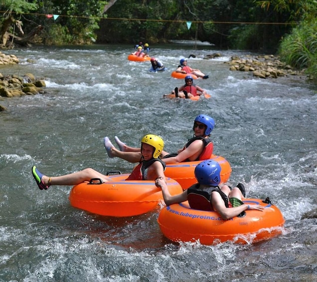 Montego Bay: River Tubing & Bamboo Beach Club VIP Access