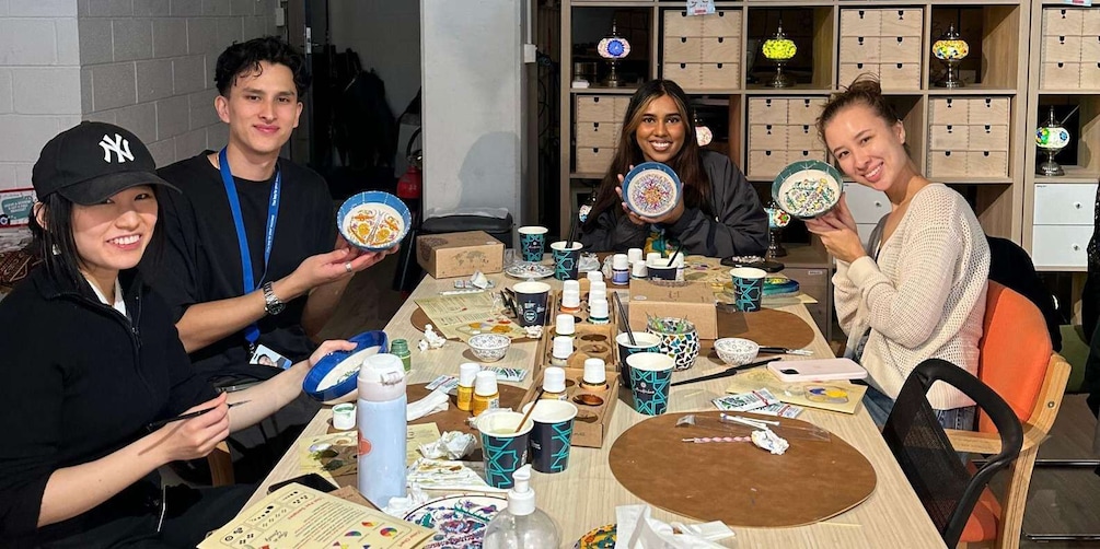 Picture 3 for Activity Sydney: Ceramic Plates & Bowls Paint and Sip Classes