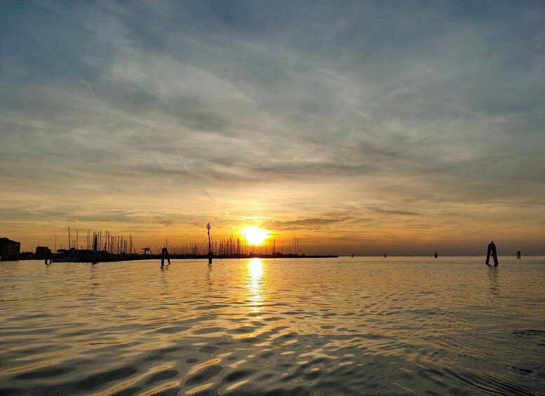 Picture 3 for Activity Chioggia: Canals boat tour and take picture of cruise ship