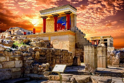 Knossos ja Heraklionin arkeologinen museo: Rethymnonista