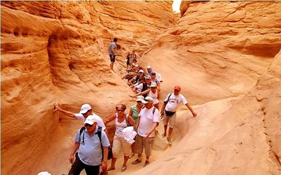 Picture 2 for Activity Canyon Salama Jeep Safari in Sinai Desert & Dahab snorkeling