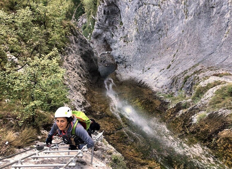 Picture 2 for Activity Ballino: Rio Ruzza Via Ferrata Trip with Mountain Guide