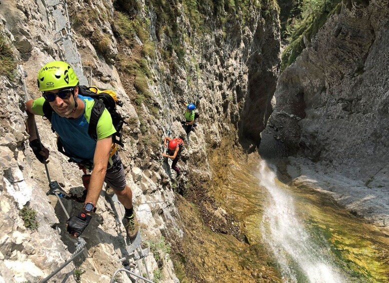 Picture 3 for Activity Ballino: Rio Ruzza Via Ferrata Trip with Mountain Guide