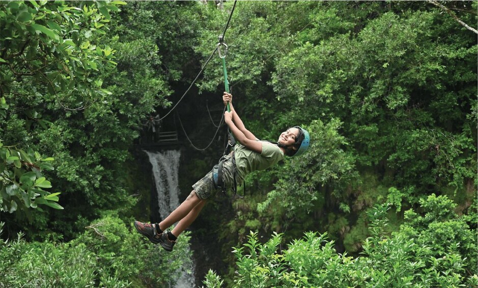 Picture 4 for Activity Mauritius : La Vallee des Couleurs , Discovery Tour ZIPLINE