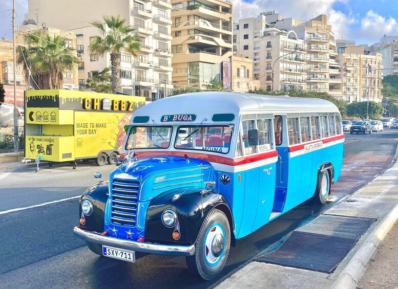 Picture 2 for Activity Valletta: Vintage Bus to Valletta, Sliema, Rabat & Mdina