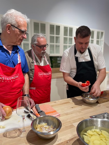 Picture 10 for Activity Bilbao: Traditional Basque Cooking Class with Wine Tasting