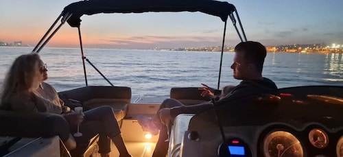 Lisbon: Tagus River Boat Sunset and Night Champagne Tour