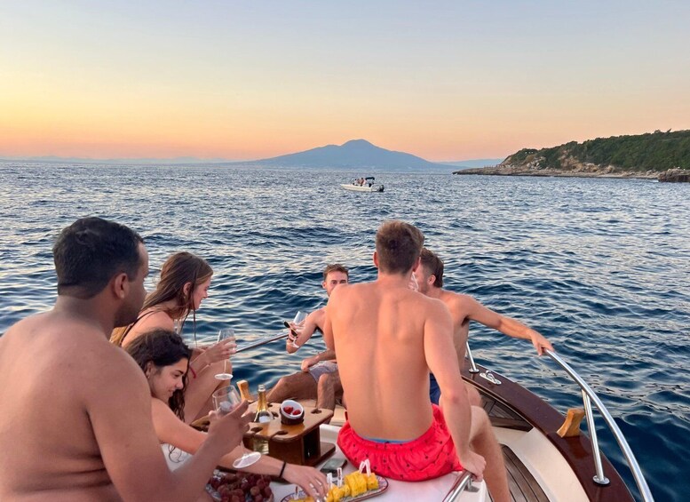 Picture 16 for Activity Sorrento: Private Sunset Boat Tour with Music and Aperitif