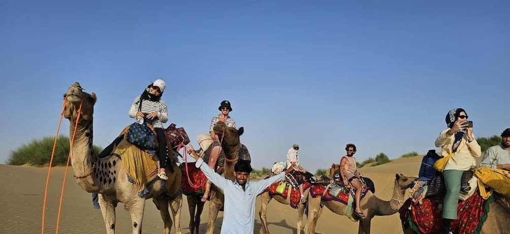 Picture 7 for Activity Blissful Half Day Sunset Camel Safari with Musical Evening