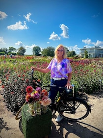 Lök region: Dahlior Cykeltur