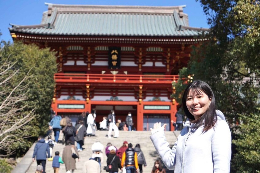 Kamakura: Half day Walking tour & Japanese sweets