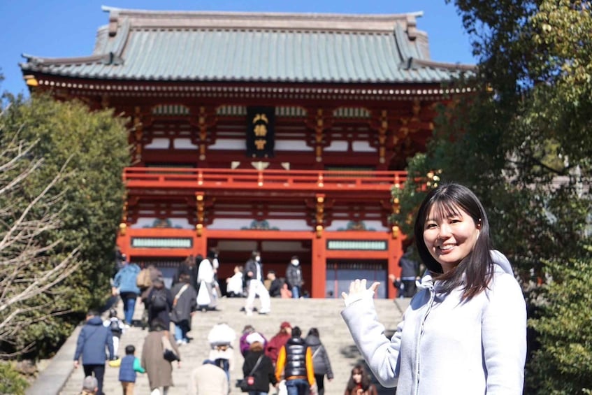 Kamakura: Half day Walking tour & Japanese sweets