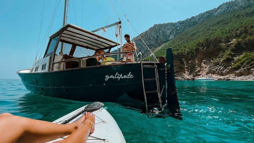 Private boat tour sailing the north coast of Mallorca