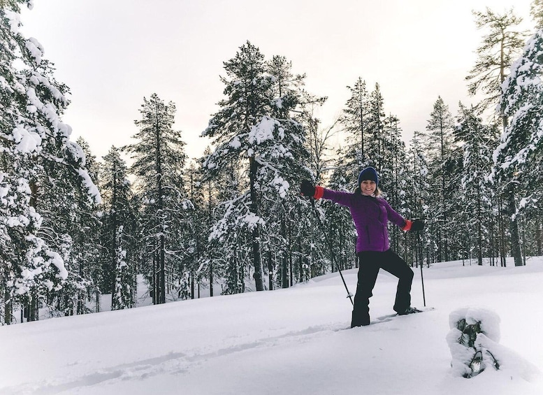 Pyhätunturi: Guided snowshoeing tour in Pyhä-Luosto