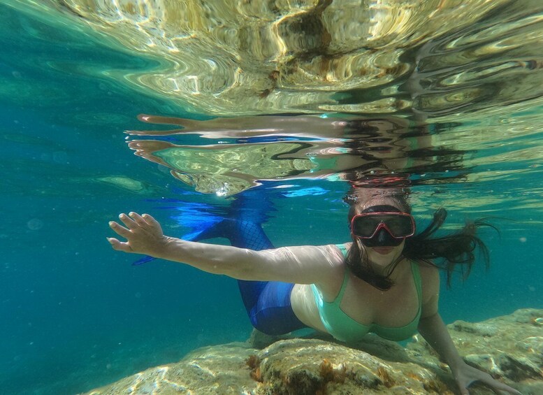 Picture 2 for Activity Heraklion: Diving, Swimming, and Snorkeling like a Mermaid