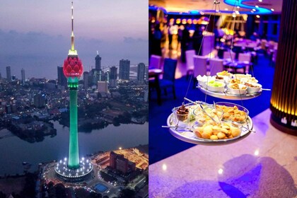 Colombo: Lotus Tower Experience lounas- tai päivällisbuffetilla