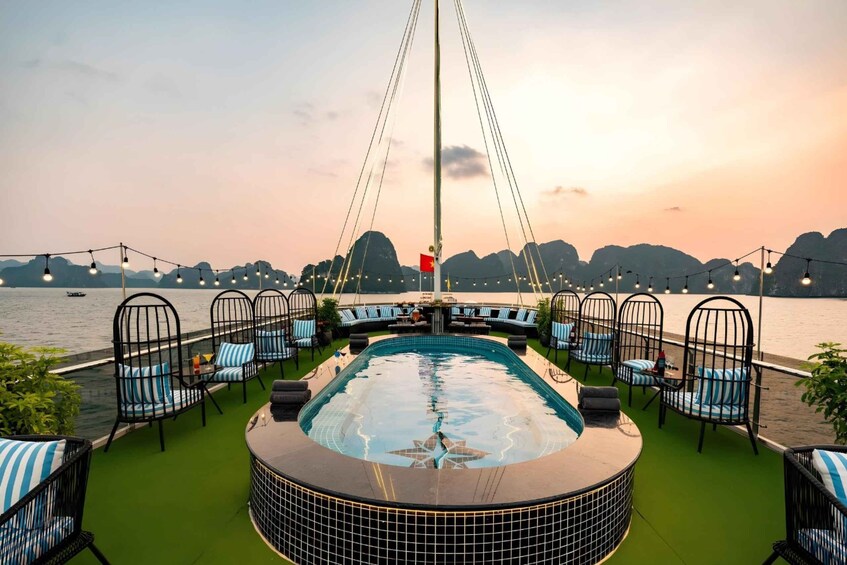 Picture 4 for Activity Ha Long Bay Luxury Tour Swimming Pool 7.5 Hour Itinerary