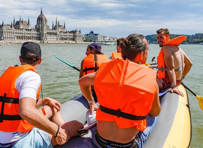 Picture 3 for Activity Sunset Danube River Rafting Cruise in Budapest + Drink