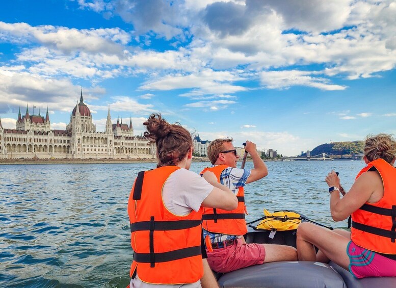 Sunset Danube River Rafting Cruise in Budapest + Drink