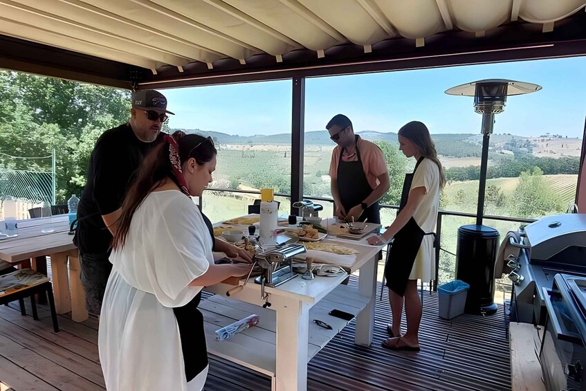 Picture 4 for Activity Cooking class on terrace at Fattoria del Chianti with lunch