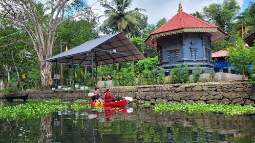 Kerala Backwater Village Kayaking Tour (Full Day) (Nedumudy)