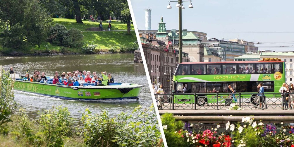Picture 1 for Activity Gothenburg: 24 Hour Hop On–Hop Off Bus and Boat Tour