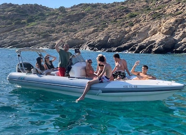 Ios: Early Morning Boat Cruise from Mylopotas