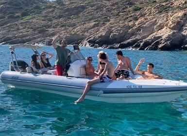 Ios: Early Morning Boat Cruise from Mylopotas