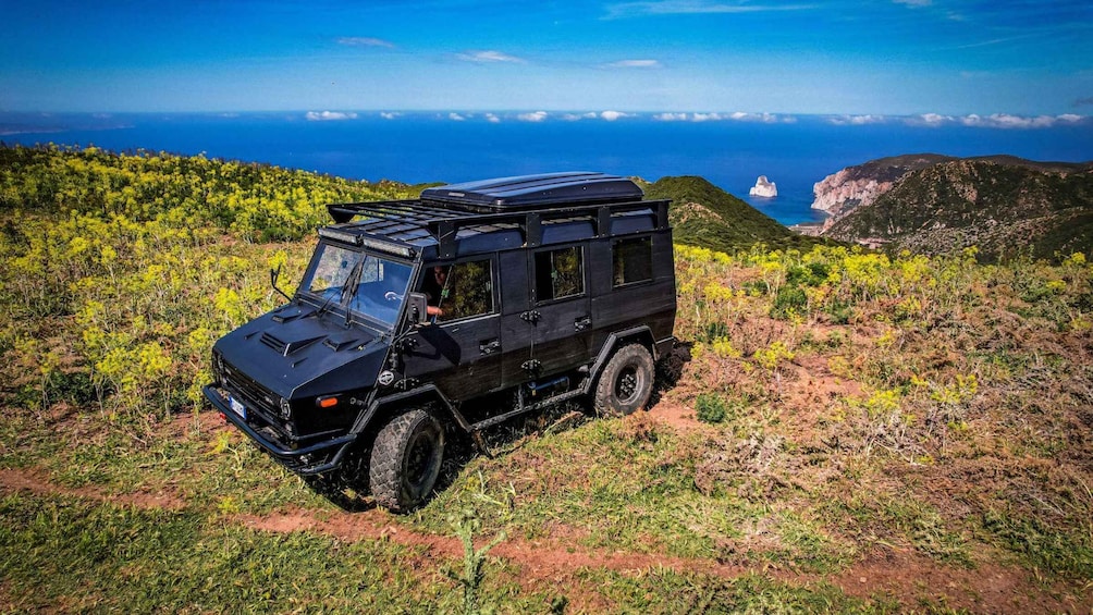 From Iglesias: jeep tour with trekking