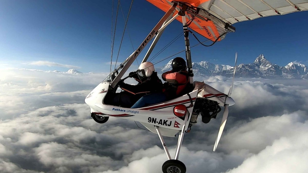 Picture 4 for Activity From Pokhara: 60 m. Ultralight flight (Manaslu-Dhaulagiri)