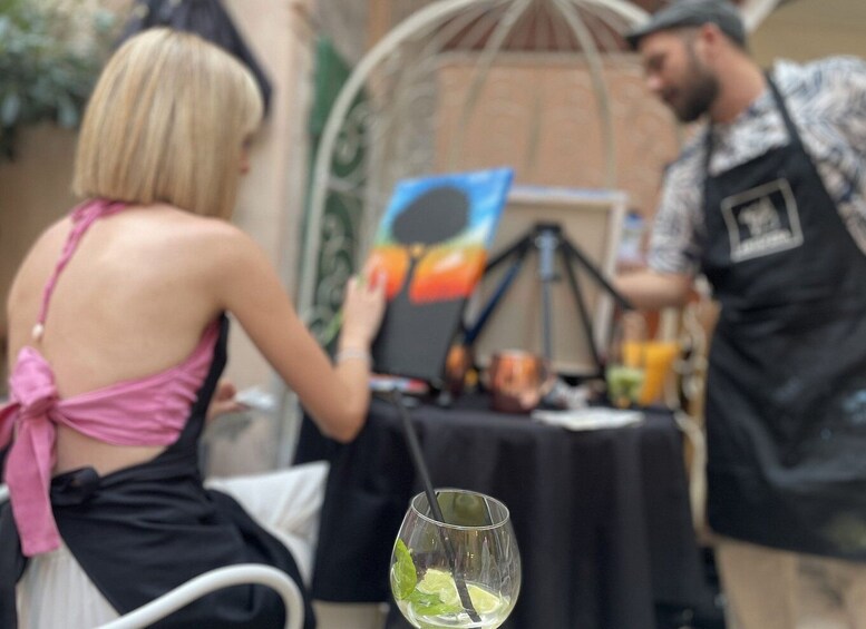 Picture 4 for Activity Rovinj: Artafera painting workshops - Paint, wine & more