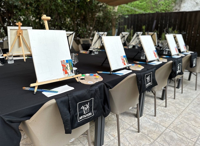 Picture 1 for Activity Rovinj: Artafera painting workshops - Paint, wine & more