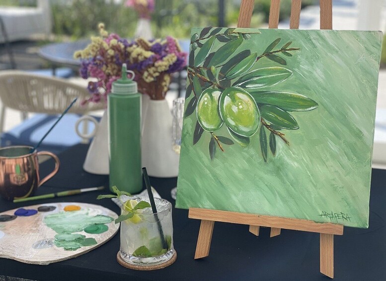 Picture 3 for Activity Rovinj: Artafera painting workshops - Paint, wine & more