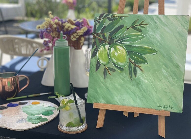 Picture 3 for Activity Rovinj: Artafera painting workshops - Paint, wine & more