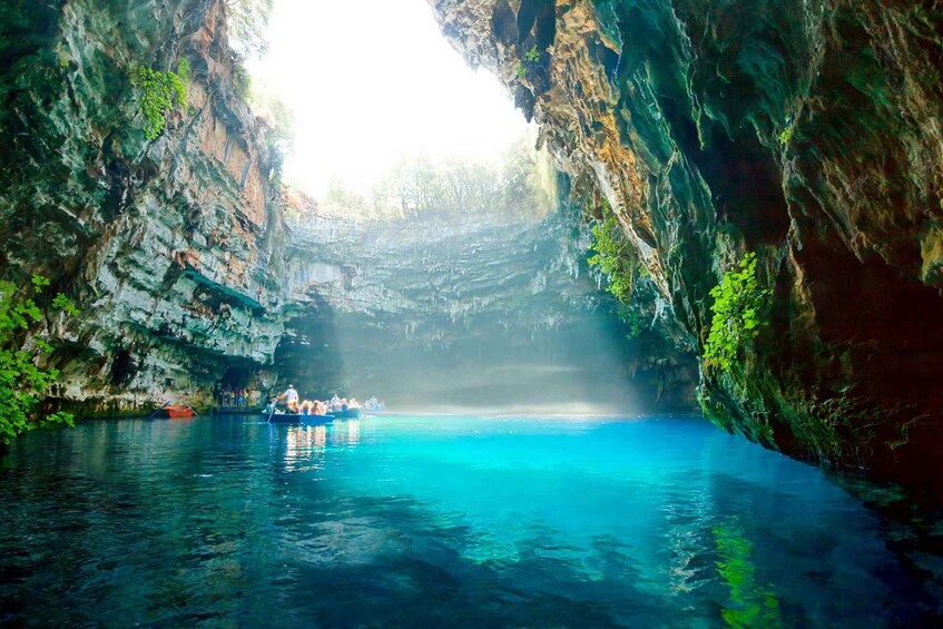 Argostolio: Melissani Lake, Myrtos Beach, and Fiscardo Tour