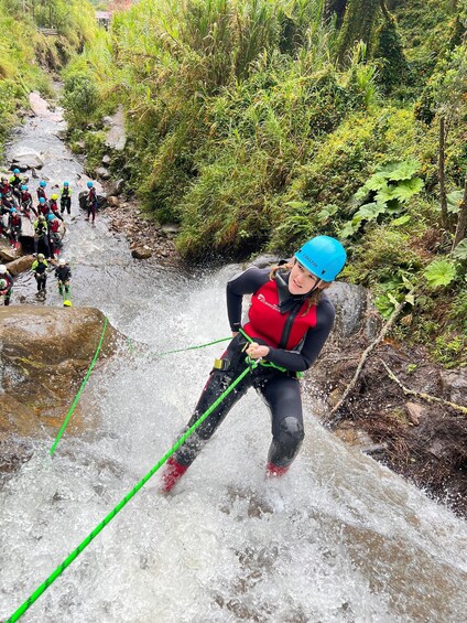 Canyoning Chamana from Banos