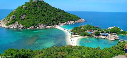 Desde Samui: Excursión de un día en lancha rápida a Ko Tao y Koh Nang Yuan