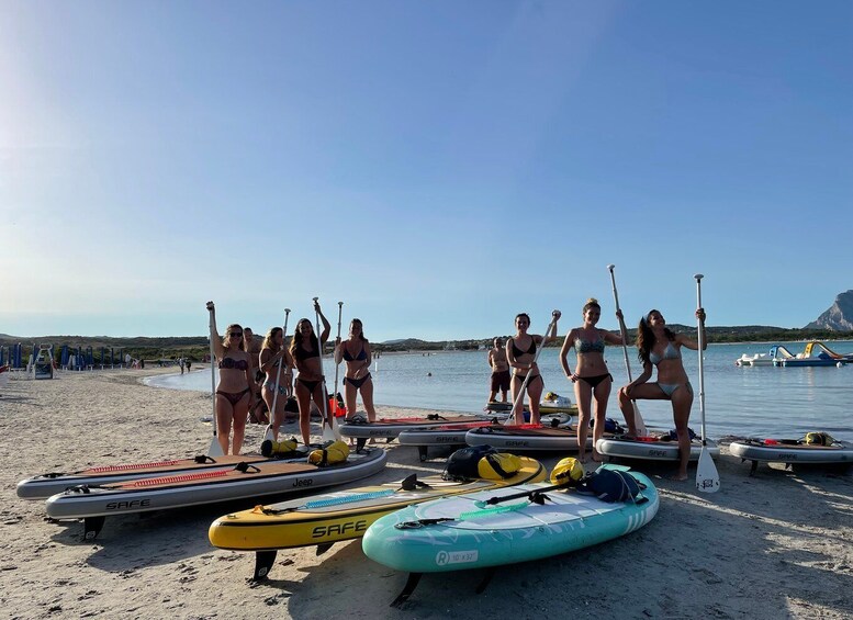 Spiaggia delle vacche SUP paddleboard tour sunset aperitif