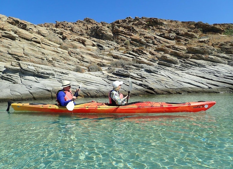 Picture 8 for Activity Paros: Sea Kayak Trip with Snorkeling and Snack or Picnic