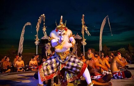 Bali: Melasti Beach Sunset & Kecak Dance Show Tour