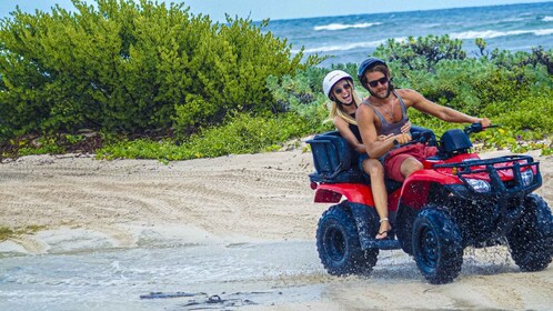 Cozumel: quad bike & Snorkelling Guided Tour with Beach Club Lunch