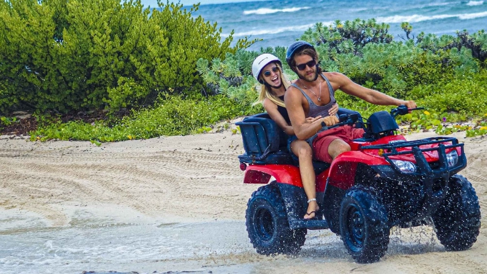 Cozumel: ATV & Snorkeling Guided Tour with Beach Club Lunch