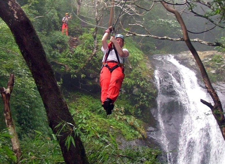 Picture 1 for Activity Amazing 11 Waterfalls Zipline Tour / Jaco / Transport Incl